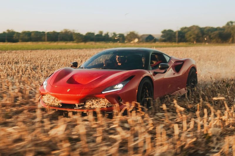 知名網紅 WhistlinDiesel 於玉米田中焚毀 Ferrari F8 超跑