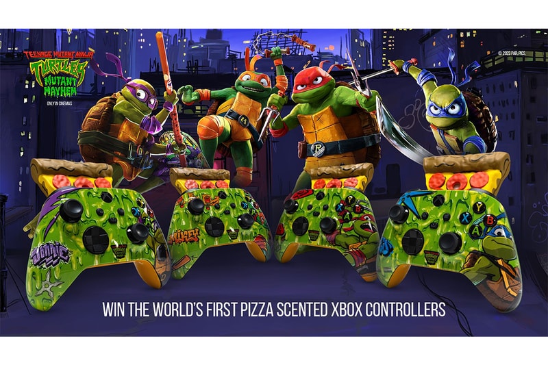 率先近賞 Xbox x TMNT 首款會散發出 Pizza 香氣的無線控制器
