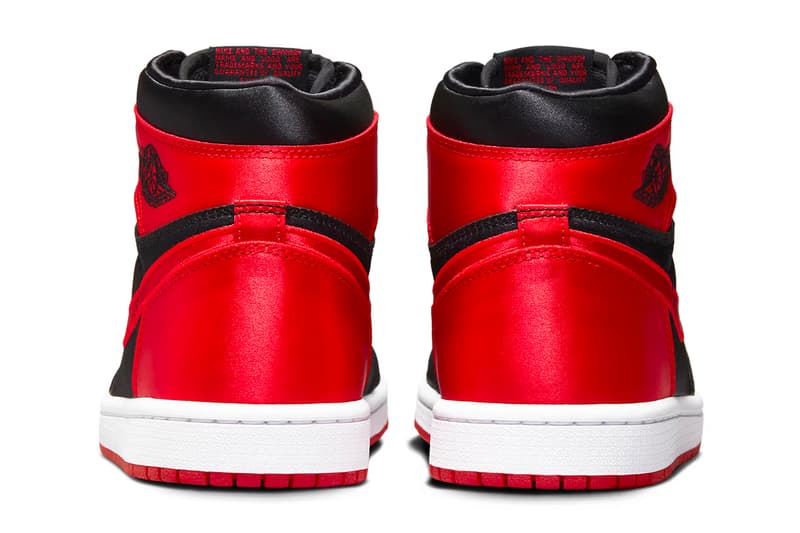 Air Jordan 1「Satin Bred」官方圖輯、發售情報公佈