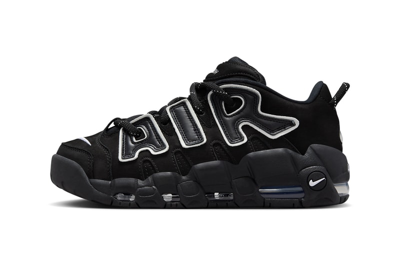 近賞 AMBUSH x Nike Air More Uptempo Low 最新聯名黑白配色官方圖輯