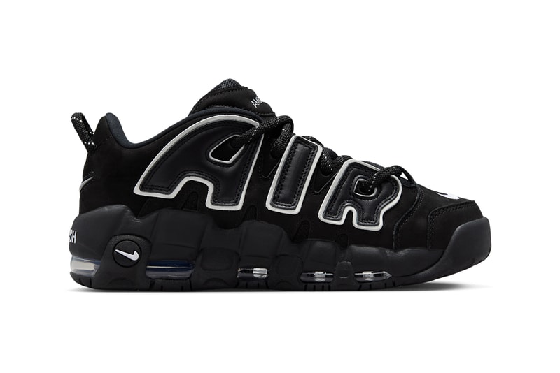 近賞 AMBUSH x Nike Air More Uptempo Low 最新聯名黑白配色官方圖輯