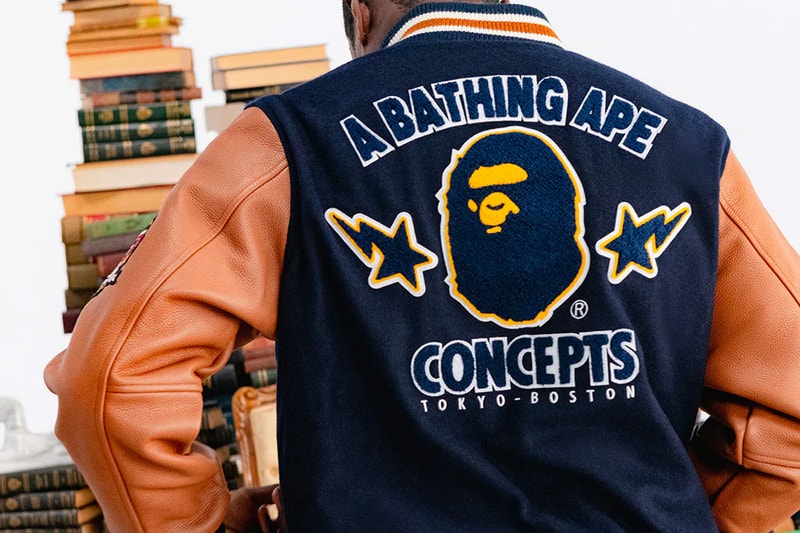 BAPE 聯手時尚品舖 Concepts 打造「學院風格」聯名系列