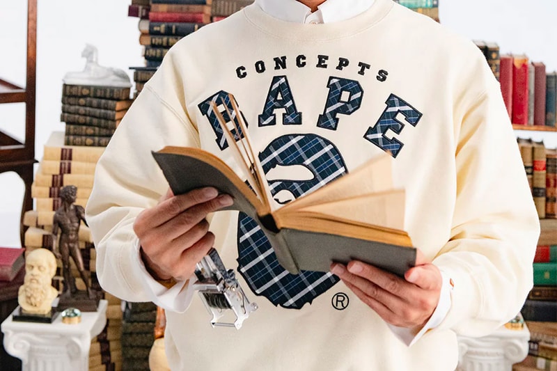 BAPE 聯手時尚品舖 Concepts 打造「學院風格」聯名系列