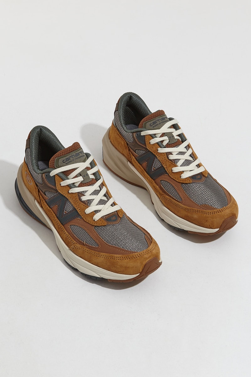 Carhartt WIP x New Balance 990v6 最新聯乘鞋款率先亮相