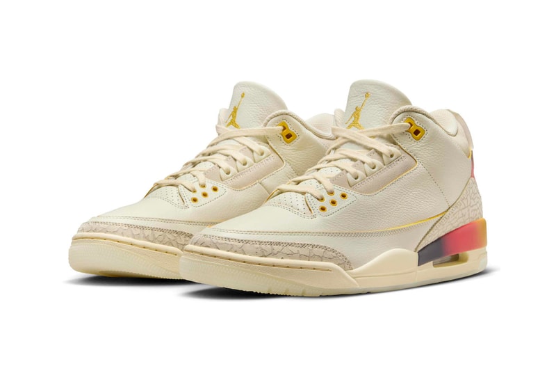 J Balvin x Air Jordan 3 最新聯名鞋款「Medellín Sunset」官方圖及、發售情報正式公開