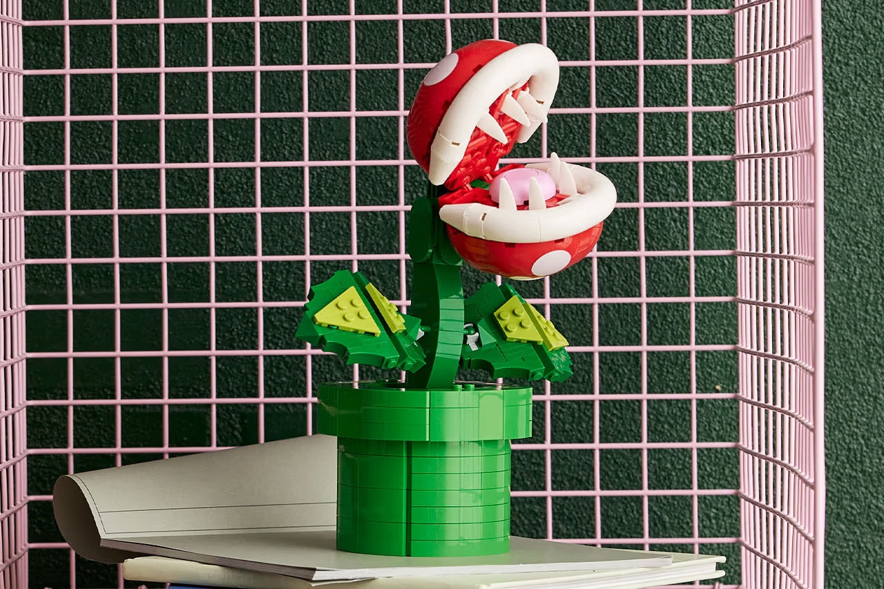 LEGO 推出《超級瑪利歐》全新「吞食花」積木模型