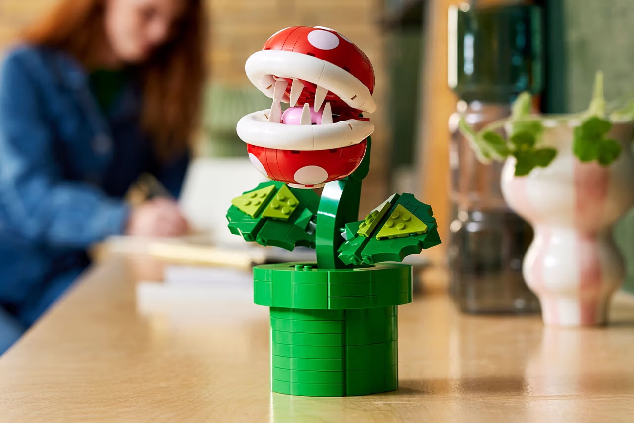 LEGO 推出《超級瑪利歐》全新「吞食花」積木模型