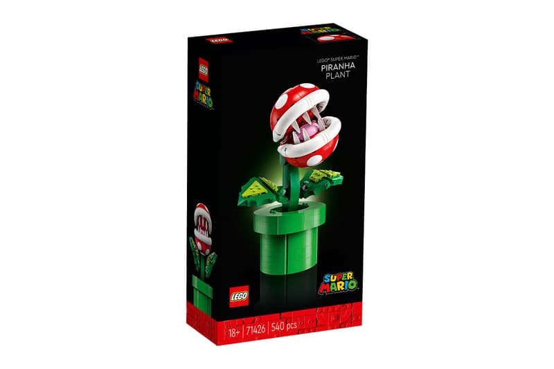 LEGO 推出《超級瑪利歐》全新「吞食花」積木模型