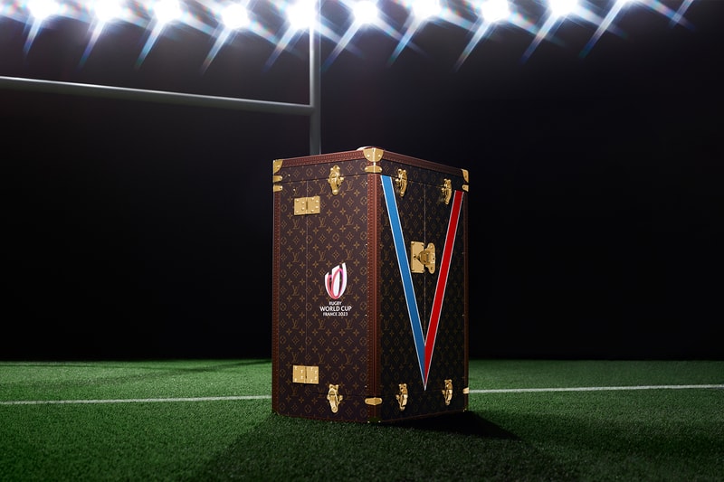Louis Vuitton 打造 2023 年法國世界盃橄欖球賽冠軍硬箱獎盃