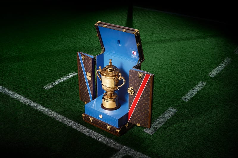 Louis Vuitton 打造 2023 年法國世界盃橄欖球賽冠軍硬箱獎盃