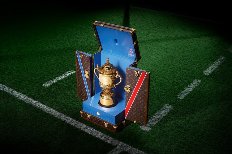Louis Vuitton 打造 2023 年法國世界盃橄欖球賽冠軍硬箱獎盃
