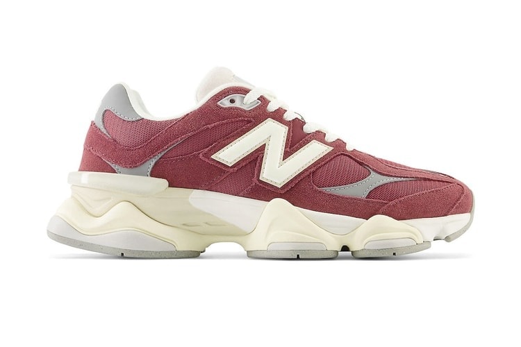 New Balance 9060 推出全新配色「Washed Burgundy」