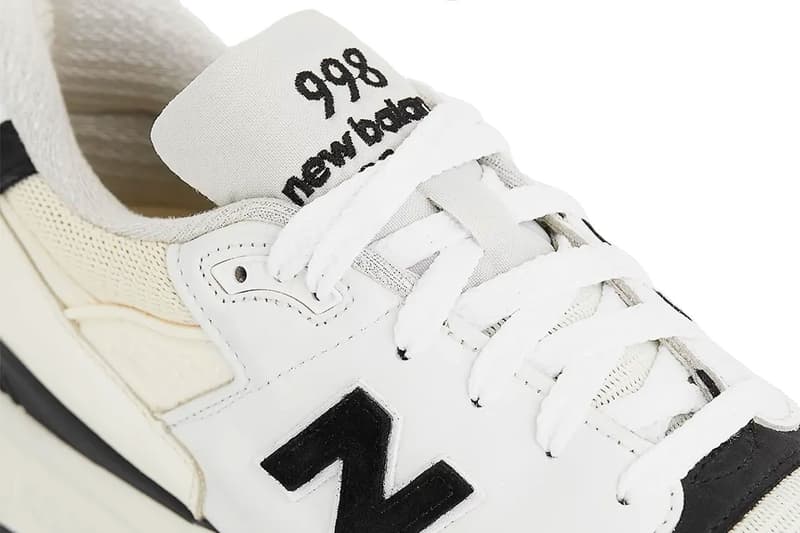 New Balance 998 MADE in USA 推出全新配色「Black/White」