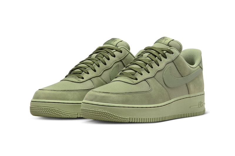 近賞 Nike Air Force 1 Low Premium 全新配色「Oil Green」官方圖輯