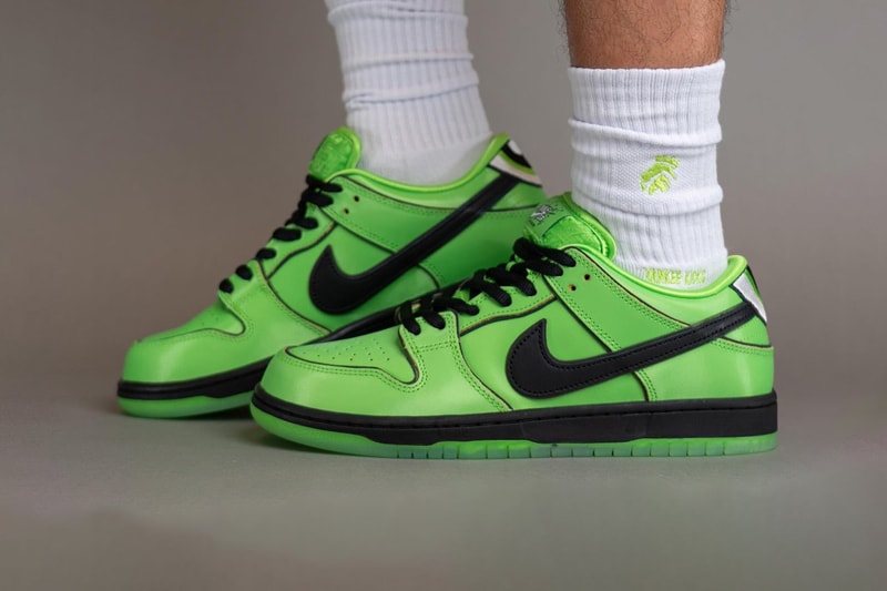 近賞《飛天小女警 The Powerpuff Girls》x Nike SB Dunk Low 上腳圖輯
