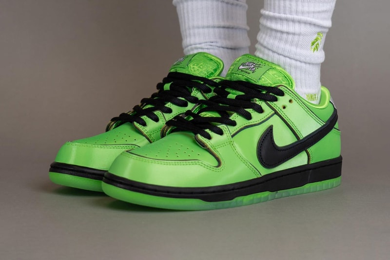 近賞《飛天小女警 The Powerpuff Girls》x Nike SB Dunk Low 上腳圖輯