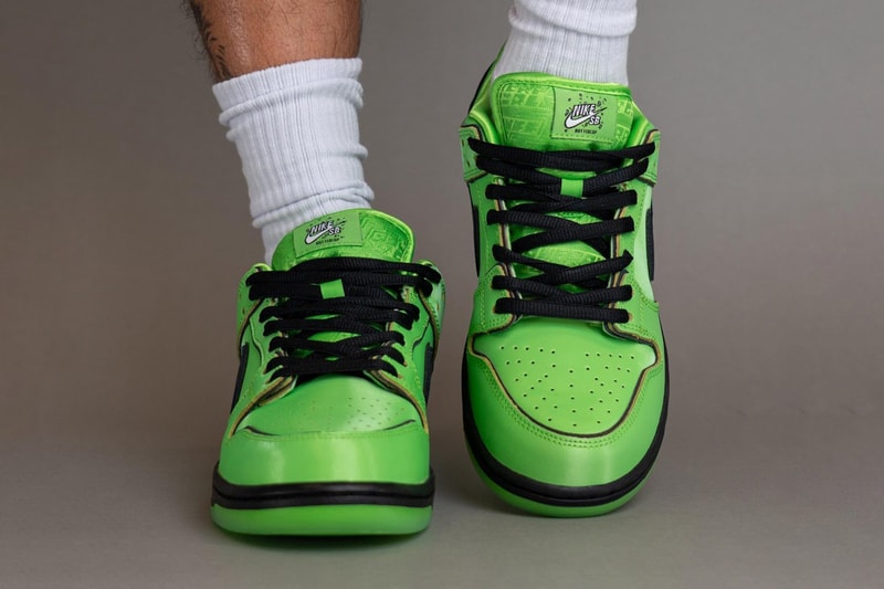 近賞《飛天小女警 The Powerpuff Girls》x Nike SB Dunk Low 上腳圖輯