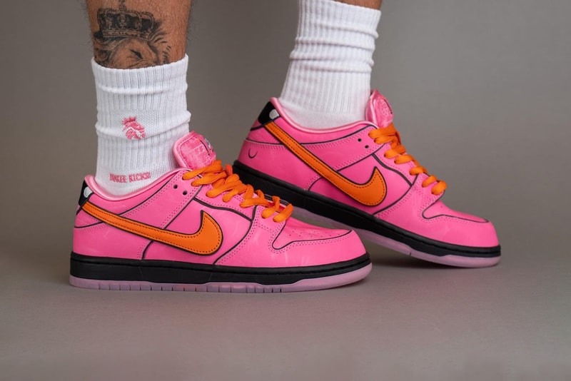近賞《飛天小女警 The Powerpuff Girls》x Nike SB Dunk Low 上腳圖輯