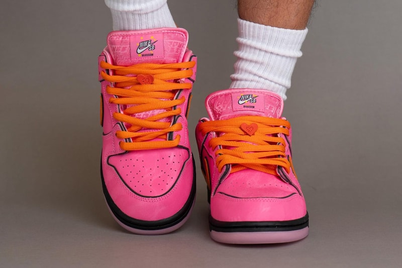 近賞《飛天小女警 The Powerpuff Girls》x Nike SB Dunk Low 上腳圖輯