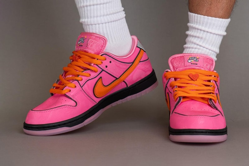 近賞《飛天小女警 The Powerpuff Girls》x Nike SB Dunk Low 上腳圖輯