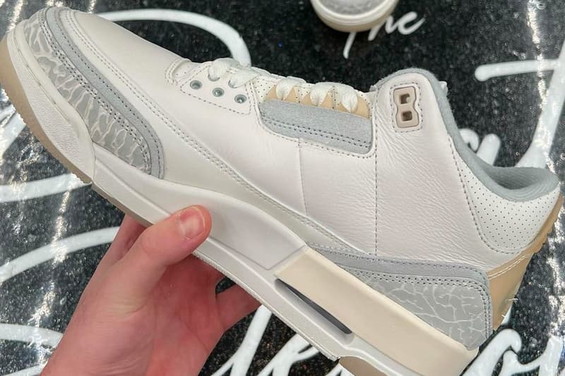 率先近賞 Air Jordan 3 Craft 全新配色「Ivory」