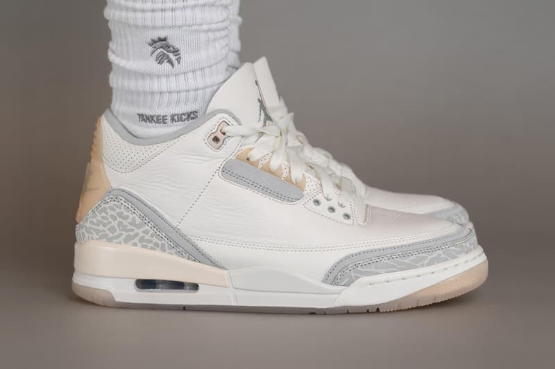 率先上腳 Air Jordan 3 Craft 全新配色「Ivory」