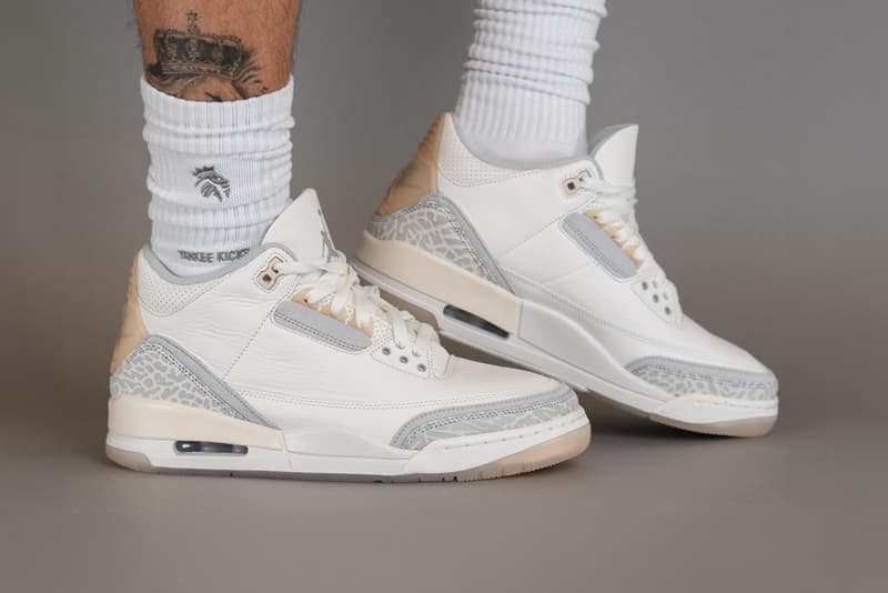 率先上腳 Air Jordan 3 Craft 全新配色「Ivory」