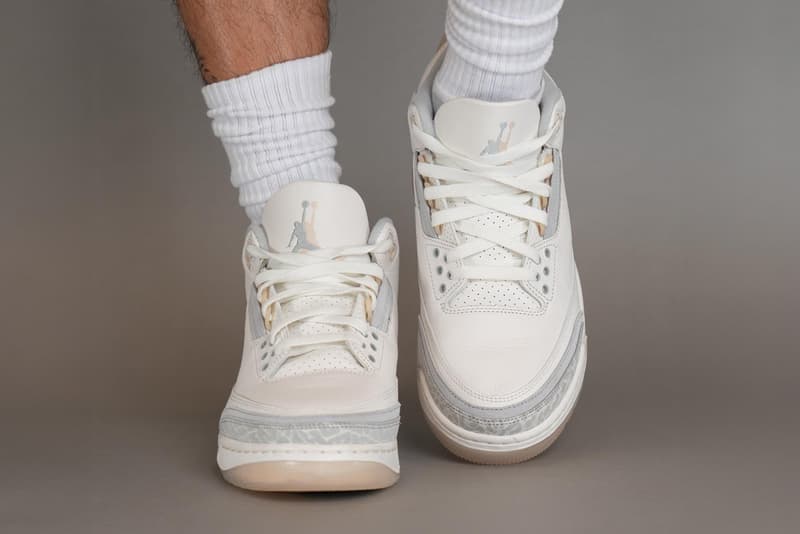 率先上腳 Air Jordan 3 Craft 全新配色「Ivory」