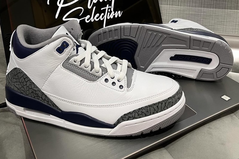 率先預覽 Air Jordan 3 最新配色「Midnight Navy」