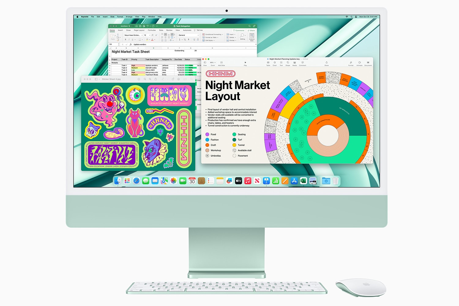 大幅強化！Apple 正式推出搭載全新 M3 晶片 24 吋 iMac