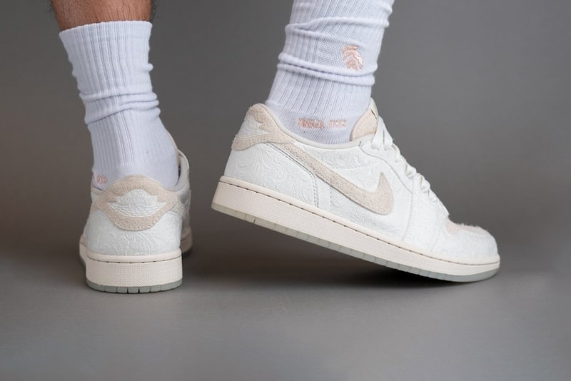 近賞 Chris Paul x Air Jordan 1 Low OG「Give Them Flowers」上腳圖輯