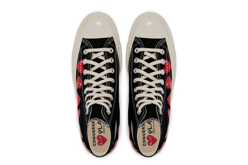 COMME des GARÇONS Play x Converse Chuck 70 聯名鞋款正式發佈