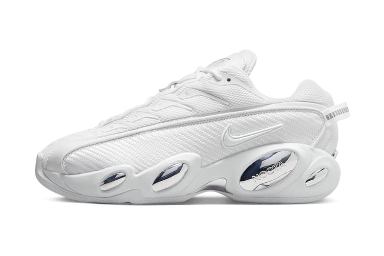 近賞 Nike NOCTA Glide 最新配色「White Chrome」
