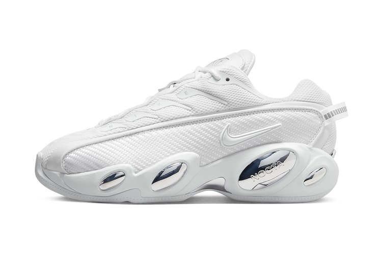 近賞 Nike NOCTA Glide 最新配色「White Chrome」