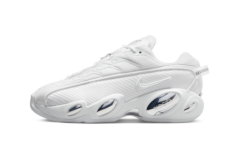 近賞 Nike NOCTA Glide 最新配色「White Chrome」