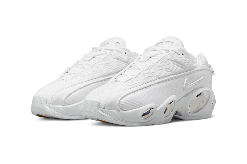 近賞 Nike NOCTA Glide 最新配色「White Chrome」
