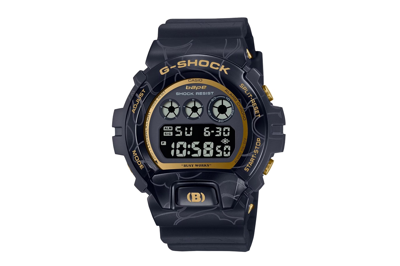 A BATHING APE® x G-Shock DW-6900 全新聯乘錶款正式發佈