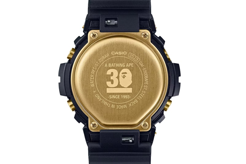 A BATHING APE® x G-Shock DW-6900 全新聯乘錶款正式發佈