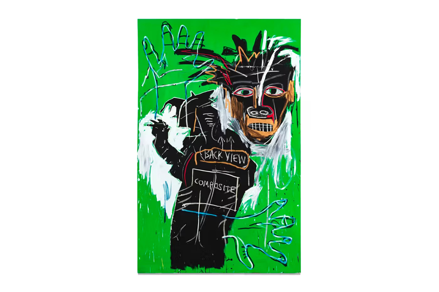 已故藝術家 Jean-Michel Basquiat 自畫像《Self Portrait as a Heel, Part Two》即將展開拍賣