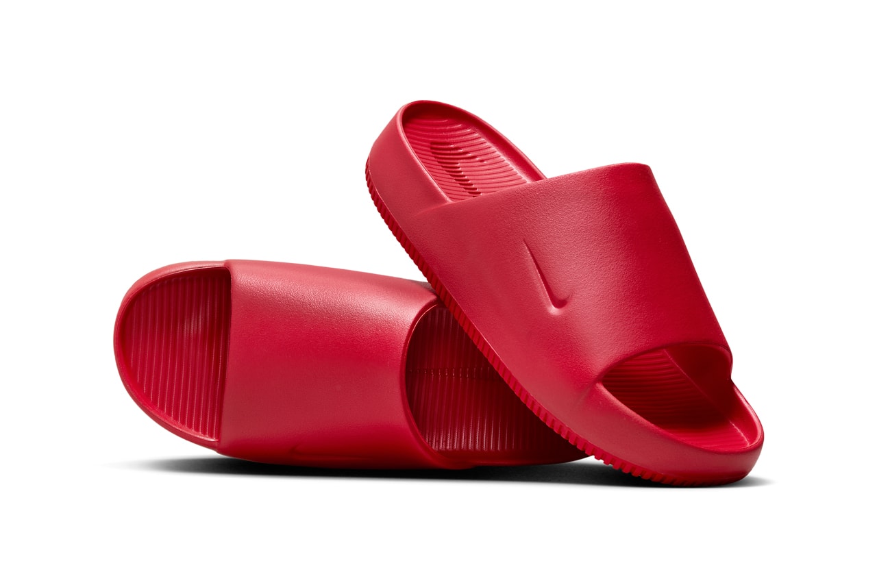 Nike Calm Slide 全紅配色正式登場