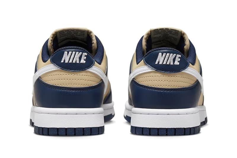 Nike Dunk Low「Midnight Navy/Team Gold」配色推出全新永續材質鞋款