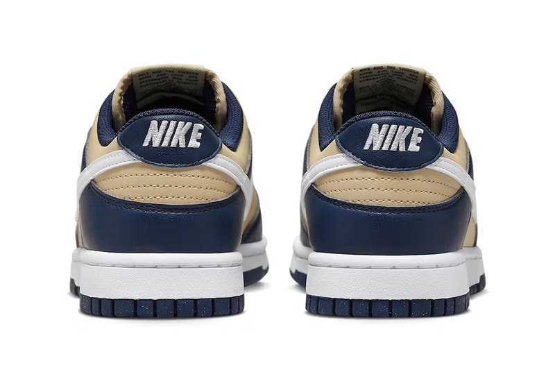 Nike Dunk Low「Midnight Navy/Team Gold」配色推出全新永續材質鞋款