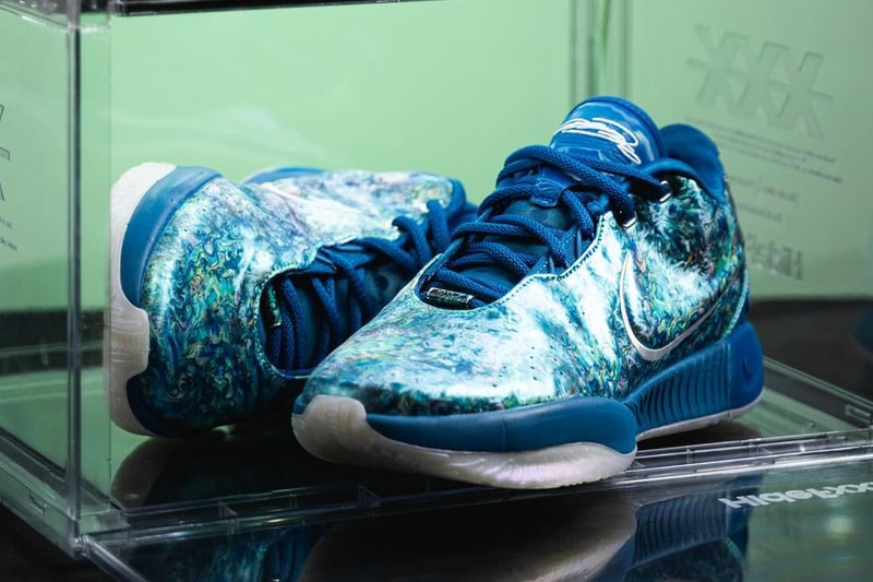 近賞 Nike LeBron 21 全新配色「Abalone Peal」