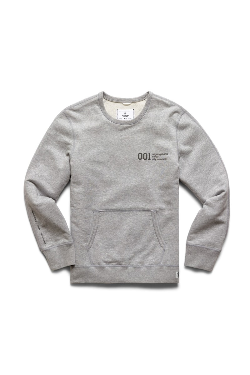 Reigning Champ x norda 全新聯乘系列「City to Summit」正式登場
