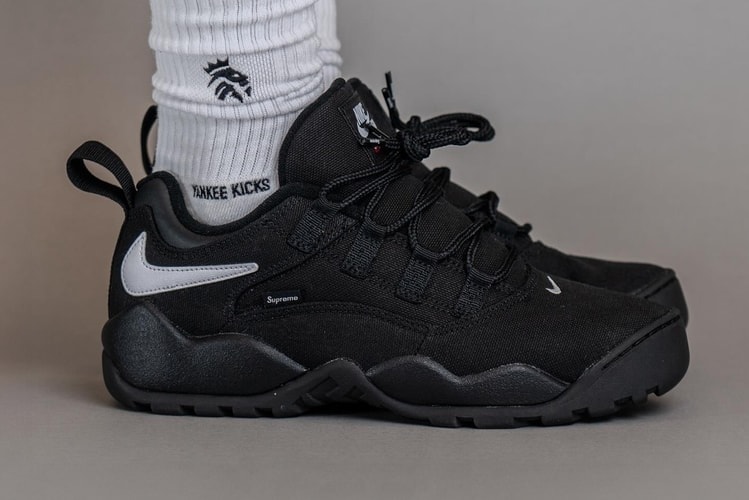 近賞 Supreme x Nike SB Air Darwin Low「Black」上腳圖輯