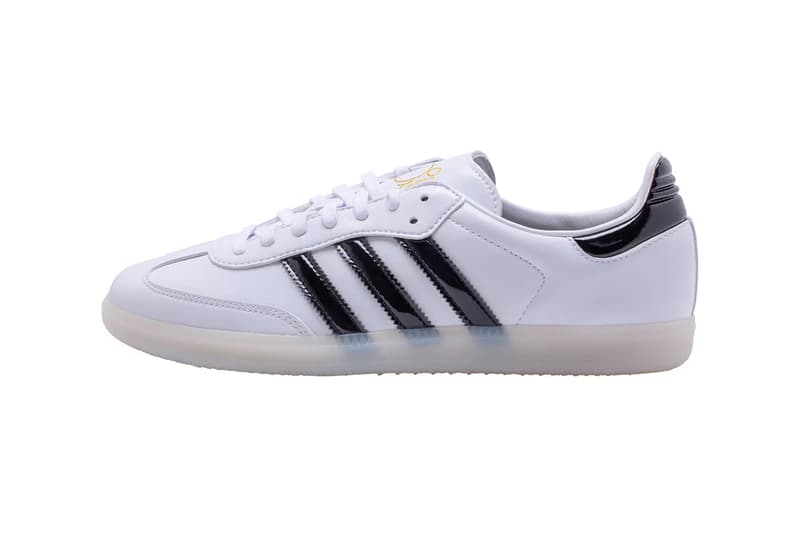 Jason Dill x adidas Samba「White/Black」漆皮版本正式登場