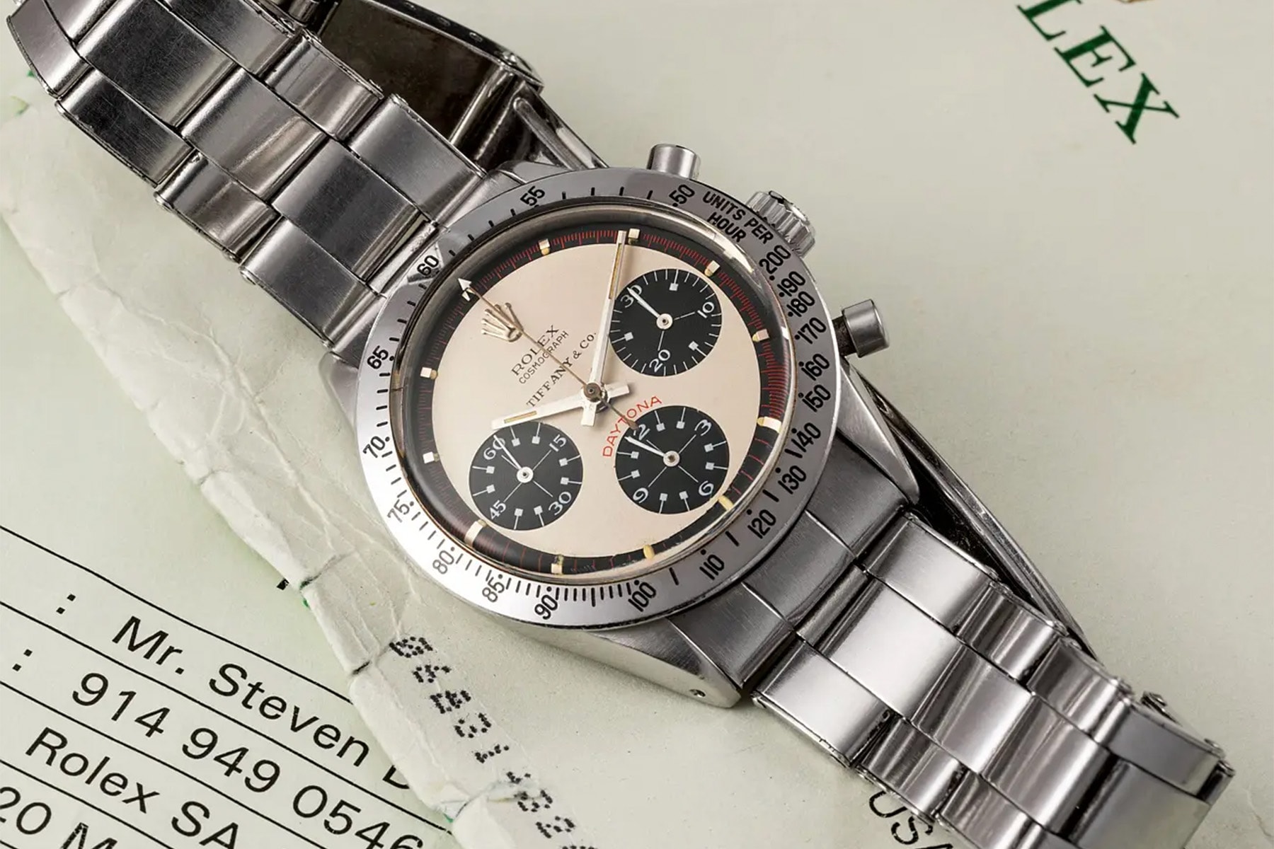 極罕有 Tiffany & Co. x Rolex Daytona「Paul Newman」錶款正式拍賣