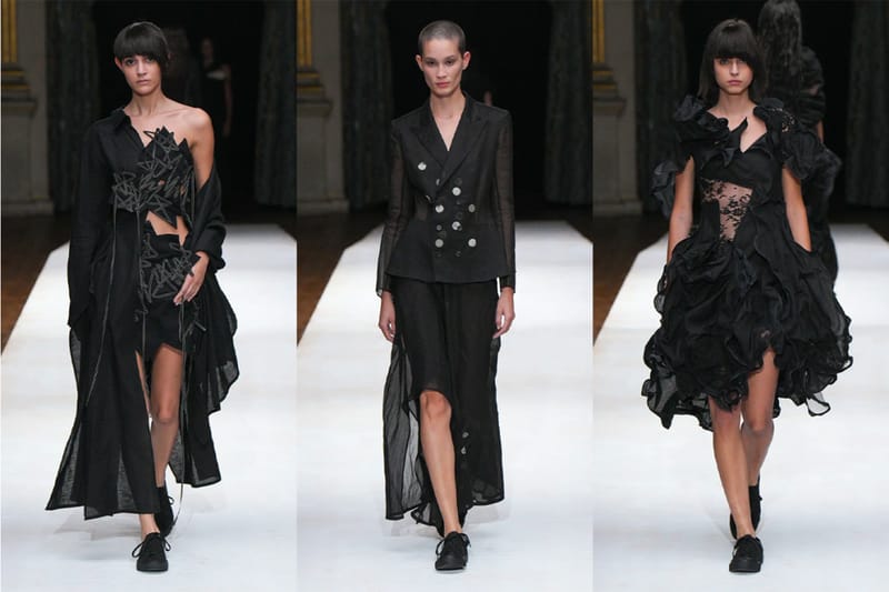 Yohji Yamamoto 正式發佈 2024 春夏女裝系列大秀