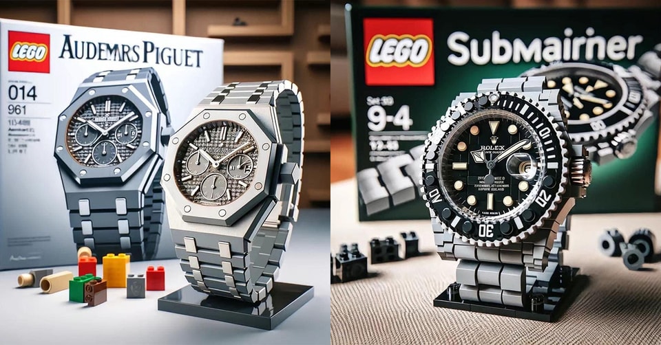 Cartier, Rolex, Audemars Piguet Des montres de luxe en LEGO ?