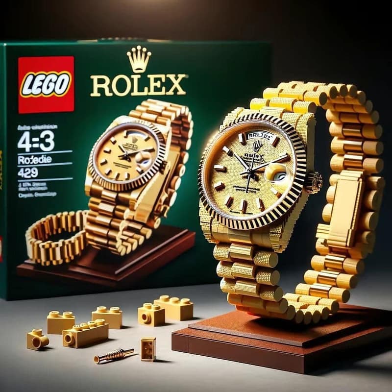 如果 Rolex、Audemars Piguet 等錶廠與 LEGO 展開合作？